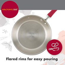 Load image into Gallery viewer, Rachael Ray Create Delicious Stainless Steel Cookware Set, 10-Piece Pots and Pans Set, Stainless Steel with Light Blue Handles