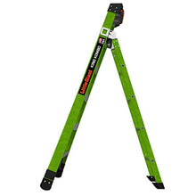 Load image into Gallery viewer, Little Giant Ladders, King Kombo, Professional, 6 Ft. A Frame, 10 Ft. Extension, Single Hinge, Fiberglass, Type 1AA, 375 lbs Weight Rating, (13906-001)