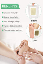 Load image into Gallery viewer, Foot Pads | Ginger Foot Pads for Your Good Feet | Foot and Body Care | Apply, Sleep & Feel Better | All Natural & Premium Ingredients for Best Combination & Results | 20 PCS