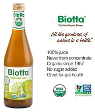 Load image into Gallery viewer, Biotta Organic Sauerkraut Juice - 100% Fermented White Cabbage Juice - Superfood For Optimal Gut Health & Digestion - Excellent Source of Vitamin C & Good Source of Potassium (16.9 Fl Oz, Pk of 6)