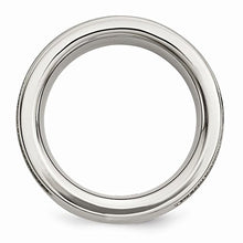 Load image into Gallery viewer, ICE CARATS Titanium Black Plated Cable Diamonds 10mm Brushed Wedding Ring Band Size 10.50 Man Fancy Fashion Jewelry for Dad Mens Gifts for Him
