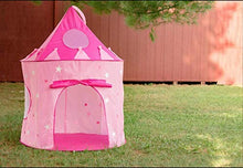 Load image into Gallery viewer, 5-Piece Princess Castle Girls Pop Up Play Tent & Dress Up Costume Bundle - Playhouse Gift for Girls & Toddler for Indoor & Outdoor Use with Pink Fairy Tale Carrying Bag & Glow in The Dark Stars