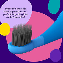 Load image into Gallery viewer, BURSTkids Electric Toothbrush with Soft Charcoal Black Bristles, Small Head & Comfort Grip, 2 Minute Built in Timer, for Kids Ages 3+, Children Toothbrush for Healthier Smiles for, 2 Modes, Blue