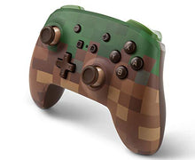 Load image into Gallery viewer, PowerA Enhanced Wireless Controller for Nintendo Switch - Minecraft Grass Block