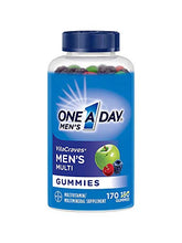 Load image into Gallery viewer, One A Day Men’s Multivitamin Gummies, Supplement with Vitamin A, Vitamin C, Vitamin D, Vitmain E, Calcium & more, 170 Count