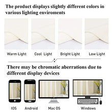 Load image into Gallery viewer, StangH Ivory White Bedroom Curtains - Super Soft Velvet Texture Window Drapes for Sliding Glass Door, High Ceiling Tall Privacy Curtain Panels for Living Room / Church, W52 x L120, 2 Panels