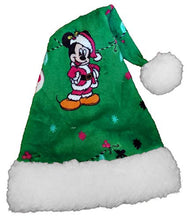 Load image into Gallery viewer, Jay Franco Disney Mickey Mouse 3 Piece Holiday Set - Kids Christmas Bedding, Super Soft Sherpa Throw Blanket & Eye Mask with Bonus Santa Hat (Official Disney Product)