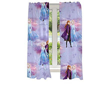 Load image into Gallery viewer, Franco Kids Room Window Curtains Drapes Set, 82 in x 63 in, Disney Frozen 2
