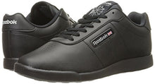 Load image into Gallery viewer, Reebok Women's Princess Lite Classic Shoe, Black, 8 M US