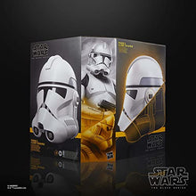 Load image into Gallery viewer, Star Wars The Black Series Phase II Clone Trooper Premium Electronic Helmet, The Clone Wars Roleplay Collectible, Kids Ages 14 and Up