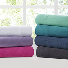 Load image into Gallery viewer, Intelligent Design ID20-695Cotton Blend Jersey Knit Wrinkle Resistant, Soft Sheets with 14" Deep Pocket All Season, Cozy Bedding-Set, Matching Pillow Case, Twin, 3 Piece