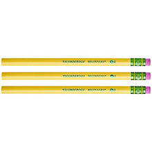 Load image into Gallery viewer, Ticonderoga Beginner Pencils, Wood-Cased #2 HB Soft, With Eraser, Yellow, 12-Pack (13308)