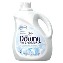 Load image into Gallery viewer, Downy Ultra Free & Gentle Liquid Fabric Conditioner (Fabric Softener), 120 Loads, 103 fl oz (Packaging May Vary)