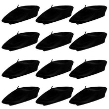Load image into Gallery viewer, Berets for Adults - French Beret - Artist Hat - 6 Pack by CoverYourHair (Colorful - 6 Pack)
