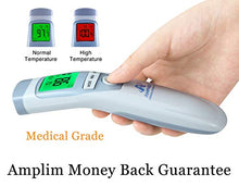 Load image into Gallery viewer, Amplim Non-Contact Touchless Infrared Digital Forehead Thermometer for Adults and Baby Hospital Medical Grade No Touch