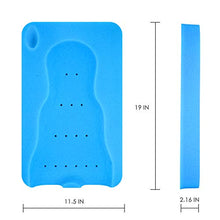 Load image into Gallery viewer, HALLO Baby Bath Sponge Soft Infant Bath Mat Newborn Cushion Odor Free (Blue)