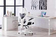 Load image into Gallery viewer, HOMEFUN Ergonomic Office Chair, High Back Adjustable Desk Task Chair with Armrests White with Lumbar Support