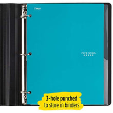 Load image into Gallery viewer, Five Star 4 Pocket Folders, 2 Pocket Folders plus 2 additional Pockets, Assorted Colors, 6 Pack (38056)