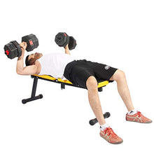 Load image into Gallery viewer, Soges Folding Dumbbell Bench Height Adjustable Incline Exercise Bench, Multi-Functional Home Gym Strength Training Fitness Workout Station, PSBB003