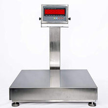 Load image into Gallery viewer, PEC Scales Recycling 304 Stainless Steel Bench Scale/Shipping Scale, NTEP Legal for Trade (18" x 18")