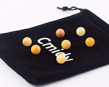 Load image into Gallery viewer, Natural Stone Beads 100pcs 8mm Yellow Aventurine Round Genuine Real Stone Beading Loose Gemstone Hole Size 1mm DIY Smooth Beads for Bracelet Necklace Earrings Jewelry Making (Yellow Aventurine, 8mm)