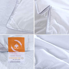 Load image into Gallery viewer, Maple Down Duvet Insert King Size, Down Alternative Comforter Quilted with Corner Tabs for All Season, Soft & Breathable Cotton Surface Machine Washable White