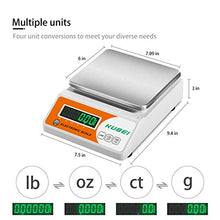 Load image into Gallery viewer, KUBEI High Precision 3kg/0.01g Digital Accurate Grams Scale Analytical Electronic Balance Lab Scale Laboratory Industrial Weighing with Calibration Weight