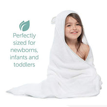 Load image into Gallery viewer, Miniboo Organic Bamboo Hooded Baby Towel – Ultra Soft and Super Absorbent Baby Bath Towels for Newborns, Infants and Toddlers – Suitable as Baby Gifts