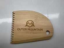 Load image into Gallery viewer, Outer Mountain Surfboard Wax Comb - Bamboo Surfboard Wax Scraper & Surf Wax Remover - Surfer Gift