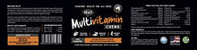 Load image into Gallery viewer, 10 in 1 Multivitamin Chew Treats for Dogs. 20 Healthy Actives: Glucosamine, Chondroitin & Turmeric for Joint Support, Omega Fish Oil for Skin, Pumpkin & Cranberry for Gut & Immune Health.120ct