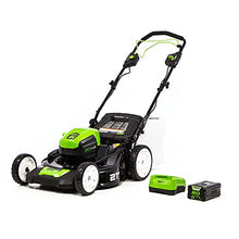 Load image into Gallery viewer, Greenworks Pro 80V 21-Inch Brushless Self-Propelled Lawn Mower 4.0Ah Battery and Charger Included, MO80L410