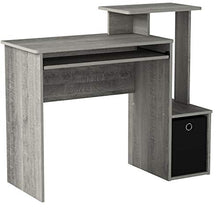 Load image into Gallery viewer, FURINNO Econ Multipurpose Home Office Computer Writing Desk, French Oak Grey