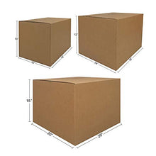 Load image into Gallery viewer, uBoxes Moving Box Combo Pack - 4 Smalls, 6 Mediums, & Moving Labels