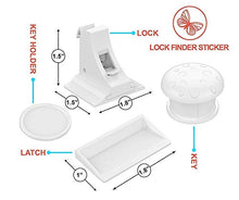 Load image into Gallery viewer, Eco-Baby Child Safety Magnetic Cabinet and Drawer Locks for Proofing Kitchen 12 Pack Child Latches