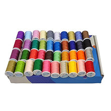 Load image into Gallery viewer, 40 Brother Colors Polyester Embroidery Machine Thread Kit 200M (210Y) Each Spool for Brother Babylock Janome Singer Pfaff Husqvarna Bernina Embroidery and Sewing Machines