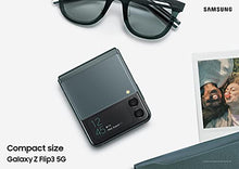 Load image into Gallery viewer, SAMSUNG Galaxy Z Flip 3 5G Factory Unlocked Android Cell Phone US Version Smartphone Flex Mode Intuitive Camera Compact 128GB Storage US Warranty, Green (Renewed)