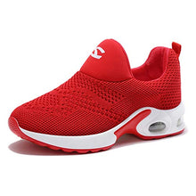Load image into Gallery viewer, Kids Boys Girls Running Shoes Comfortable Fashion Light Weight Slip on Cushion Red, 12 Little Kid