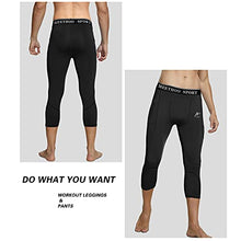 Load image into Gallery viewer, MEETWEE Men's Compression Pants, Cool Dry Running Athletic Tights Workout Leggings Long Base Layer for Gym Fitness Sports Green