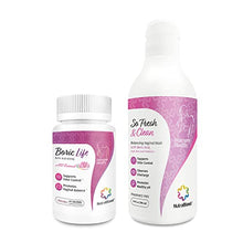 Load image into Gallery viewer, NutraBlast Boric Acid Vaginal Suppositories and So Fresh & Clean | Supports Odor Control | Cleanses Discharge | Promotes Healthy pH (30 Count & 10 fl oz)