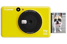 Load image into Gallery viewer, Canon Ivy CLIQ Instant Camera Printer, Mini Photo Printer with 2"X3" Sticky-Back Photo Paper(10 Sheets), Bumblebee Yellow
