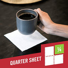 Load image into Gallery viewer, Brawny Tear-A-Square Paper Towels, 8 Double Rolls = 16 Regular Rolls, 3 Sheet Size Options, Quarter Size Sheets