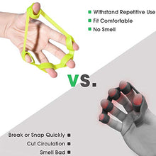Load image into Gallery viewer, Hand Grip Strengthener, Finger Exerciser, Grip Strength Trainer (6 PCS)*New Material*Forearm Grip Workout, Finger Stretcher, Relieve Wrist Pain, Carpal Tunnel, Trigger Finger, Mallet Finger and More.