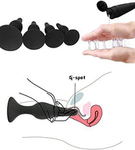 Load image into Gallery viewer, Heart anales Beads Pl'ugs Training Set Stainless Steel Gemstones Butt Pl'ugs for Men Set Beginners Amal Pl'ug Beads Begi'nners Toys for Women