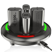 Load image into Gallery viewer, Rechargeable Battery Packs for Xbox One/Xbox Series X|S, 4 X 1500mAh Xbox one Controller Battery Packs, High Capacity Rechargeable Batteries with Charger for Xbox One/One S/One X/One Elite