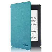 Load image into Gallery viewer, CoBak Kindle Paperwhite Case - All New PU Leather Smart Cover with Auto Sleep Wake Feature for Kindle Paperwhite 10th Generation 2018 Released, Sky Blue