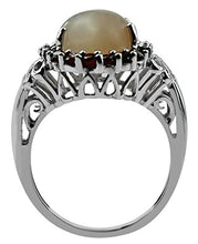 Load image into Gallery viewer, Carillon Chocolate Moonstone Natural Gemstone Oval Shape 10K White Gold Ring For Women for Men | Size: 4 to 10