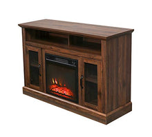 Load image into Gallery viewer, Festival Depot 43" Wide TV Stand with Electric Fireplace Console for TVs up to 55",for Living Room (43inch Espresso)