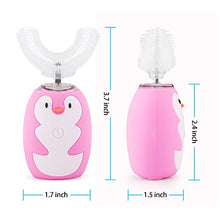 Load image into Gallery viewer, USparkle 360 Degree U-Shape Kids’ Electronic Toothbrush Teeth Whitening Voice Recording (white)