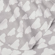 Load image into Gallery viewer, Hudson Baby Unisex Baby Cotton Flannel Receiving Blankets, Gray Clouds, One Size