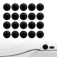 Load image into Gallery viewer, Slykew Pack-20 Car Door Anti-Shock Gaskets, Door Side Anti-Collision Protection Stickers, Automobile Universal Shock Absorbing Cushions, for Most Cars, SUVs and Vans (Black)